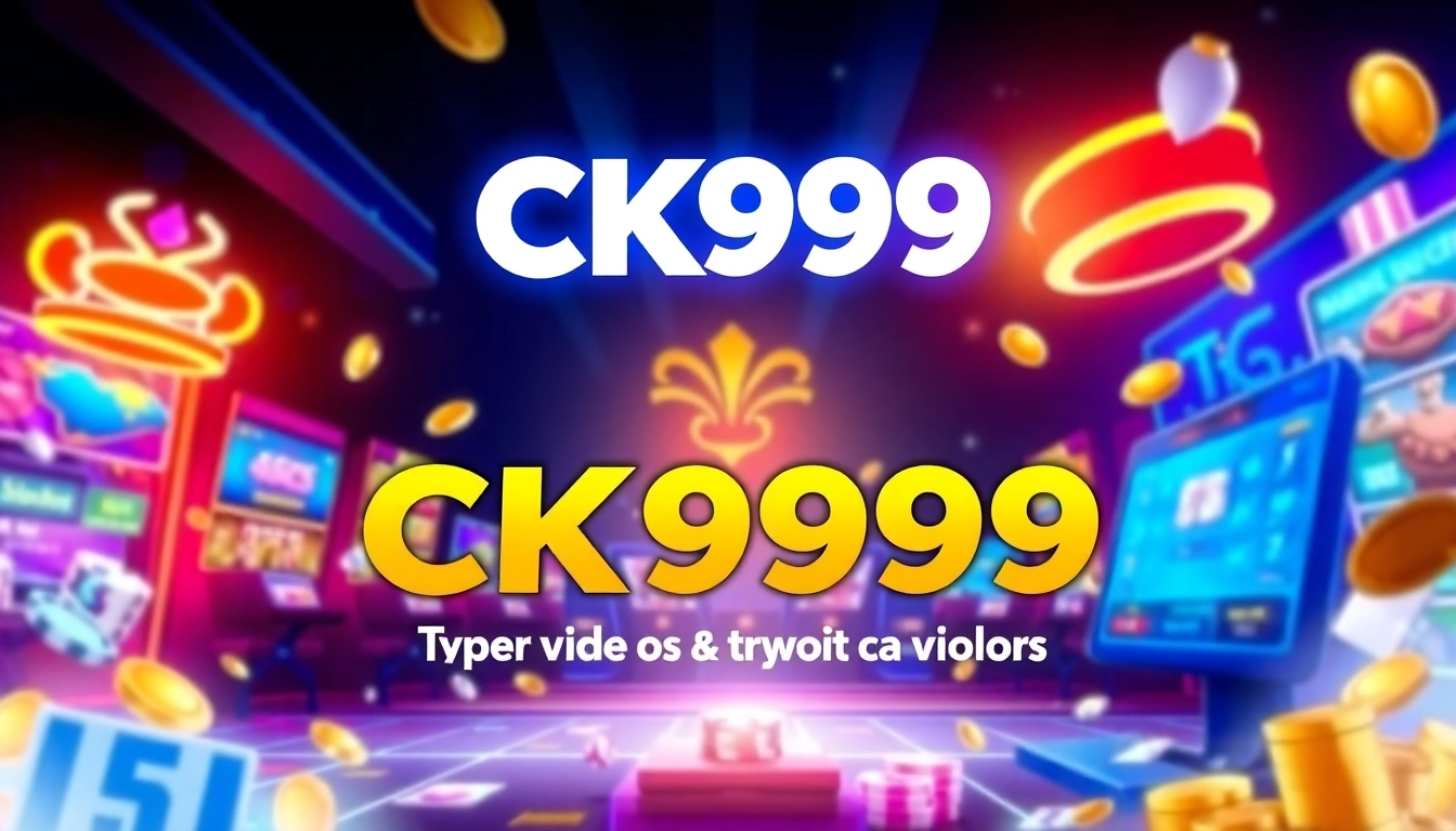CK999 online casino platform featuring live betting, stylish graphics, and digital gaming environment for user engagement.